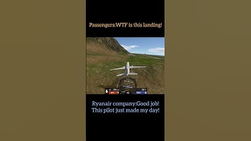 Ryanair landing......#plane#planecrash#boeing#ryanair#simpleplanes