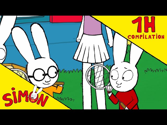 Simon *Let's play badminton!* 1 hour COMPILATION Season 2 Full episodes Cartoons for Children class=