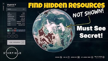 Starfield Find Hidden Resources - Easy Outpost Guide - Must See