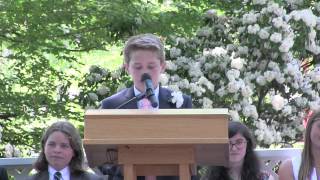 Middle School Closing 2015 Zachary G. '19