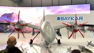 BAYRAKTAR AKINCI UAV Military Drone with SOM Missile