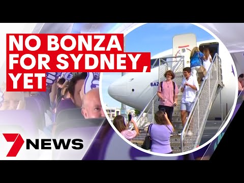 Bonza airlines begins flying, but not to sydney airport | 7news