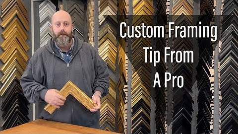 Custom Framing Tip From Ryan Black