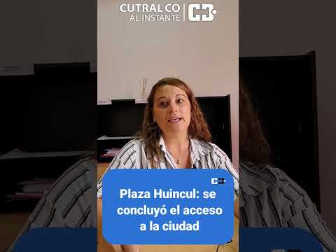 Plaza Huincul: se concluyó el acceso a la ciudad.