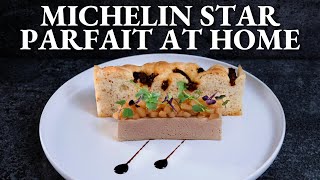 Fine Dining Cold Starter: Foie Gras Parfait & Focaccia