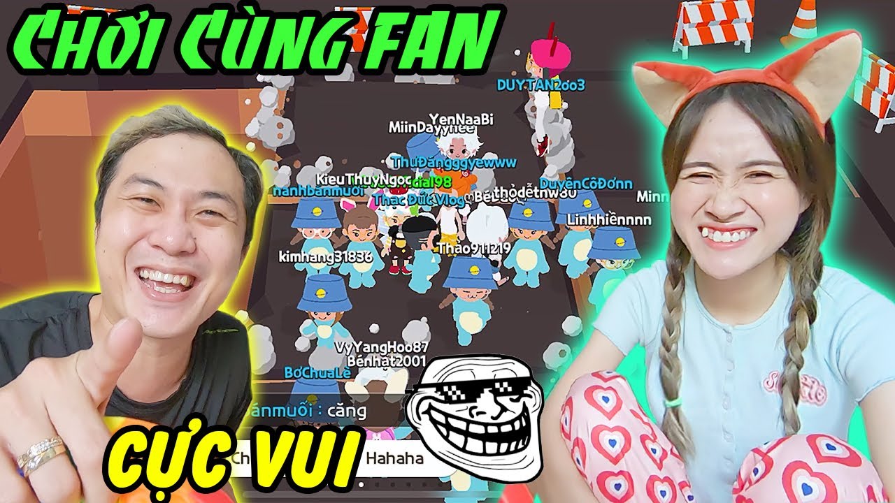 trò chơi đông người New Update Chị Vê Chơi Tiệc Trò Chơi Cùng Anh Đức Và Các Bạn FAN | Play Together | Vê Vê Official