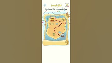 Dop 3 Level 296 Restore The Treasure Map Gameplay | Solution and Answer