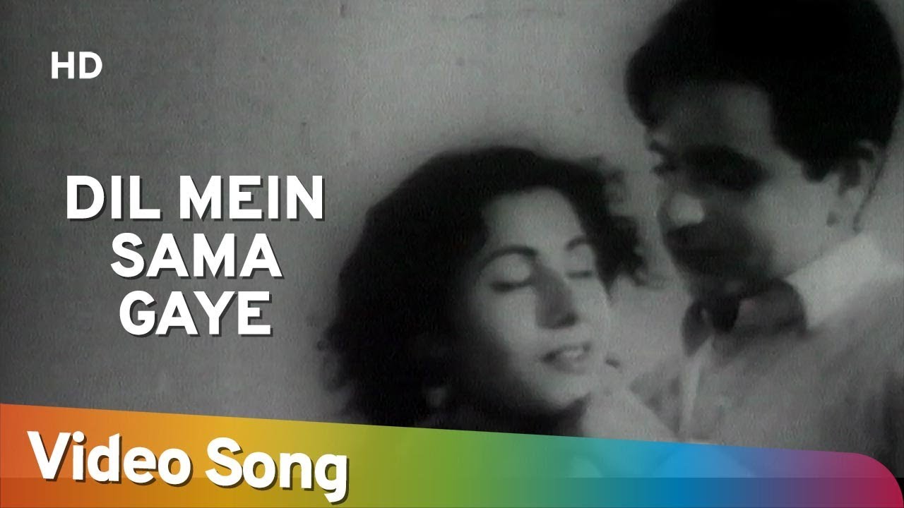 Dil Mein Sama Gaye  Sangdil 1952   Dilip Kumar  Madhubala  Old Romantic Song