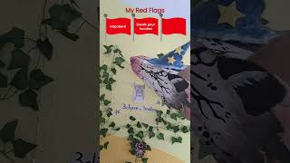 Astral's Red flags  #dragonpuppeteer #paperdragon #dragonpuppets #dragonwip #dragon #cardboarddragon