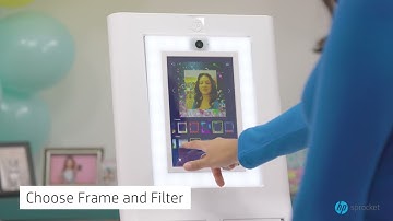 Taking Photos with the HP Sprocket Photo Booth 📸 | Using Flash, Filters & Frames