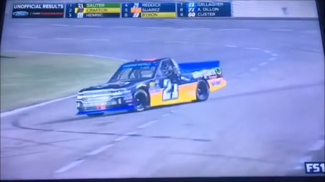 Bell wins at Texas under caution ahead of flipped truck