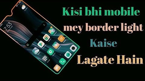 Borderlight [Feature]  All  Phones | borderlight |Borderlight display #technicalsharmaji