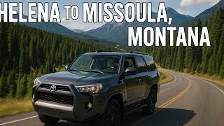 🚐 Nomadlife Montana | Driving from Helena to Missoula – Scenic Road Trip & Hidden Gems!