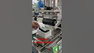 #Lubricantlabelingmachine, automatic double-sided labeling machine #labelingmachine