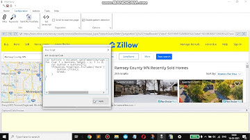 How to set search parameters in Zillow and scrape the corresponding listings using Webharvy