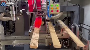 Automatic High Production 5AXIS Drilling&Tufting Push Broom Making Machine——MEIXIN brush machinery
