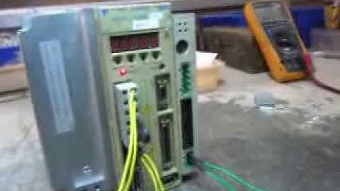 Yaskawa SGDH-15DE servo drive test run