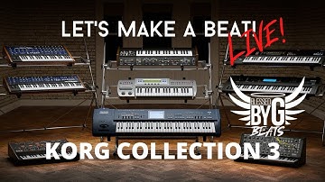 Live Beat Making Korg Collection 3 and Logic Pro X