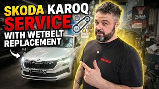 SKODA KAROQ BITS AND BOBS WITH A OILPUMP WETBELT REPLACEMENT...