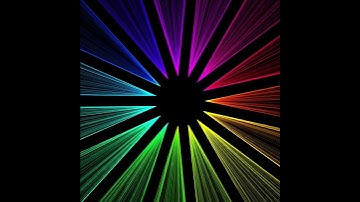 Radial line. Draw by openFrameworks