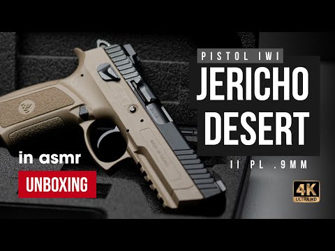 IWI Jericho ll PL Desert 9mm Pistol  - Unboxing [Guns ASMR]