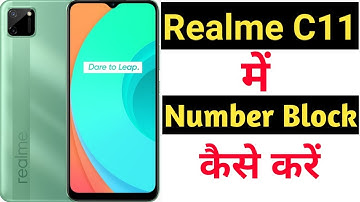 How to block any number in realme c11 || how to add any number in blacklist on realme c11 ||