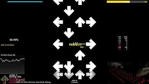 StepMania: DIE NOW 1.3x - 98.20% AA live play