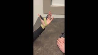 How to Fabricate a First Web Space Orthosis