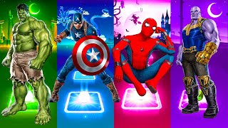 Telis Hop EDM \& Phonk Rush - Hulk vs Captain America vs Spider-Man vs Thanos