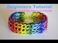 Rainbow loommulticolor triple single bracelet for beginnersstep by step