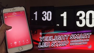 Desk backlight that is smart? | Yeelight Smart LED Light Strip Unboxing and Installation