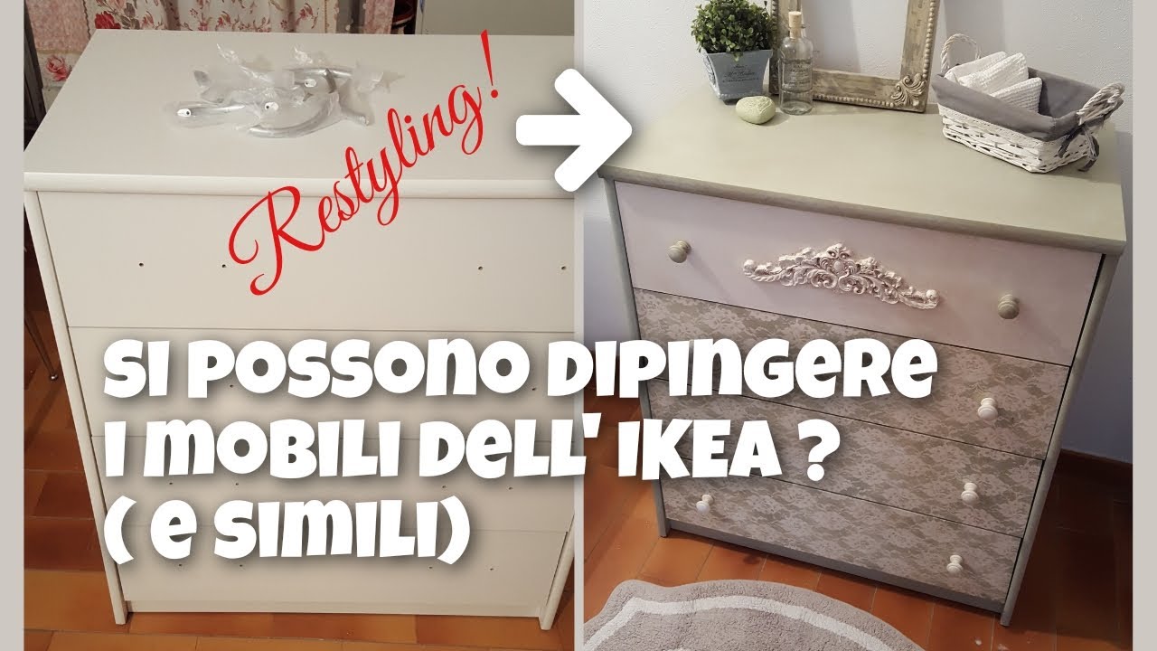 Come Dipingere E Trasformare I Mobili Ikea E Simili Youtube