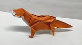 折り紙 ライオンの簡単な折り方動画 How To Make Origami Lion Youtube
