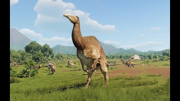 Day 370 of adding a Deinocheirus to this park until they