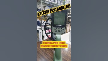 X-TERRA PRO IRON REJECTION SETTINGS #metaldetecting #shortvideo #minelab #gold #shorts #viral