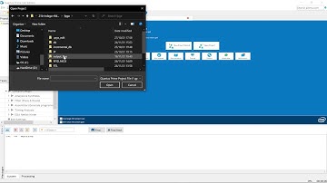 Opening the Quartus project