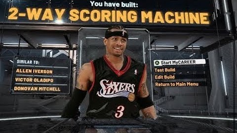 NBA 2k20 Allen Iverson speed boost Two way Scoring machine