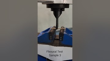 Flexural Test/Bending Test of Natural fiber composite #composite #bending #Flexural