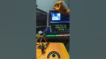 Servo Control by Hand Gesture || OpenCV + Arduino #electronics #arduinoproject #pythonprogramming