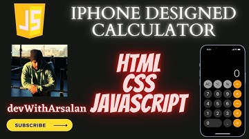 iPhone Calculator with HTML, CSS and JavaScript | Learn JavaScript | Calculator with javascript