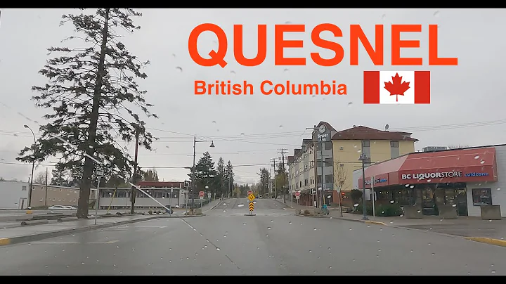 QUESNEL BC Canada 2022 - Driving in the Cariboo, B...