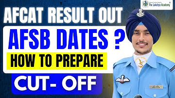 AFCAT 2 2025 RESULT OUT | AFCAT CUT OFF | AFSB DATES SELECTION | AFCAT EXAM 2026 | AFSB PREPARATION