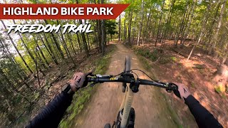 Freedom Trail Beginner Flow Trail POV | Highland MTB Park, New Hampshire