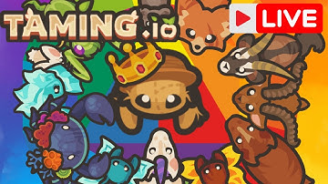[TAMING.IO] LETS CRATE HUNT! 🔴 *LIVE*