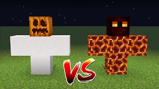 all snow golems VS all magma mobs battle minecraft