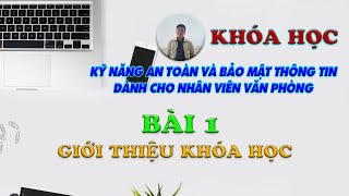 Bài 1. Giới thiệu khóa học ✅