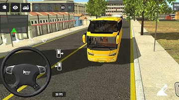 Euro Bus Driving Game Public Transportation 2024 -  Indonesia Bus Simulator Android Gameplay #1650