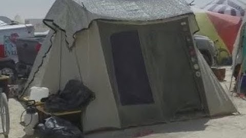 Kodiak 10x10 Canvas Tent - Burning Man edition