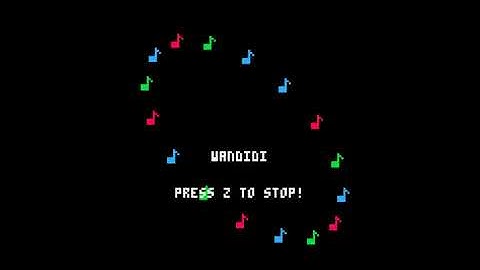 WANDIDI MUSIC DEMO PICO 8 Fantasy Virtual Console Lexaloffle Games www lexaloffle com