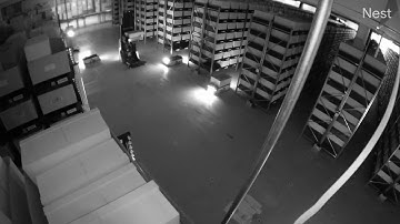 Caja Robotics warehouse automation - what does the robot do when the lights go out?
